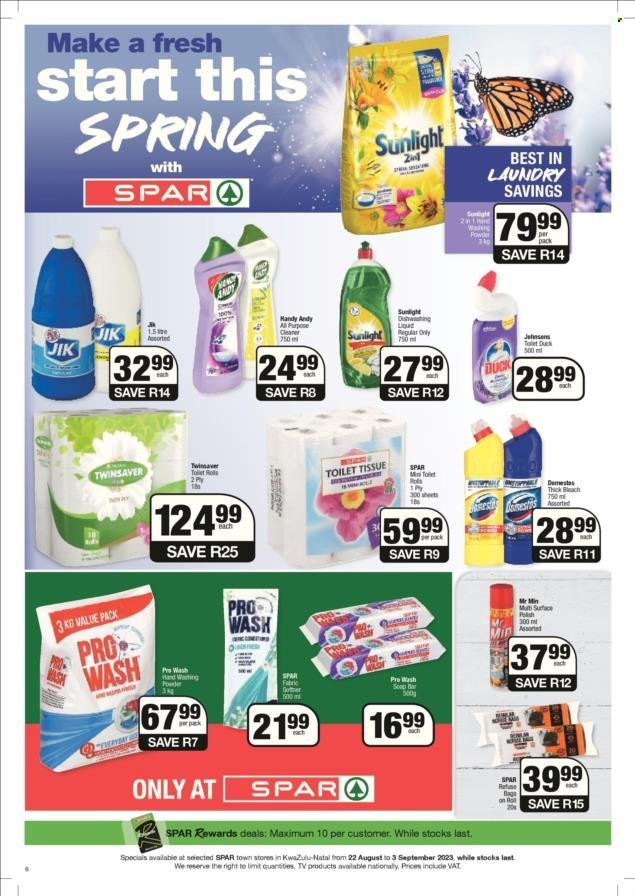 SPAR specials - 22/08/2023 - 03/09/2023. Page 6
