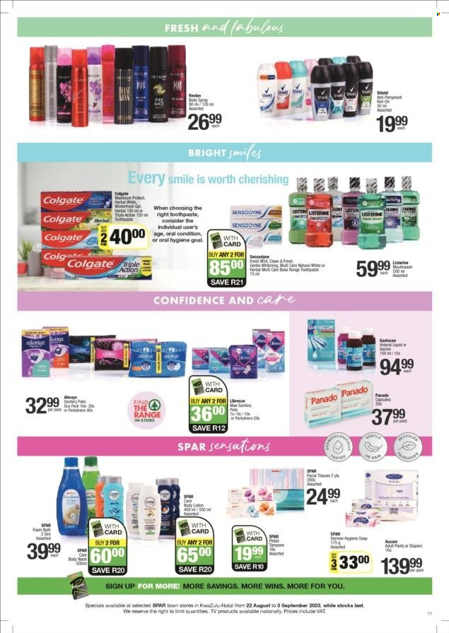 SPAR specials - 22/08/2023 - 03/09/2023. Page 11