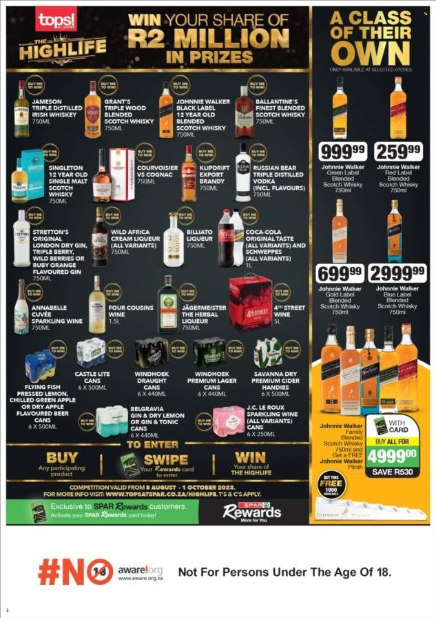 TOPS at SPAR specials - 22/08/2023 - 03/09/2023. Page 10