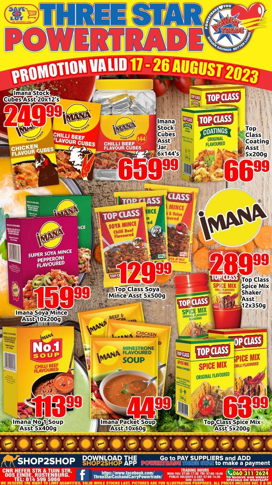 Three Star Cash and Carry specials - 17/08/2023 - 26/08/2023. Page 1