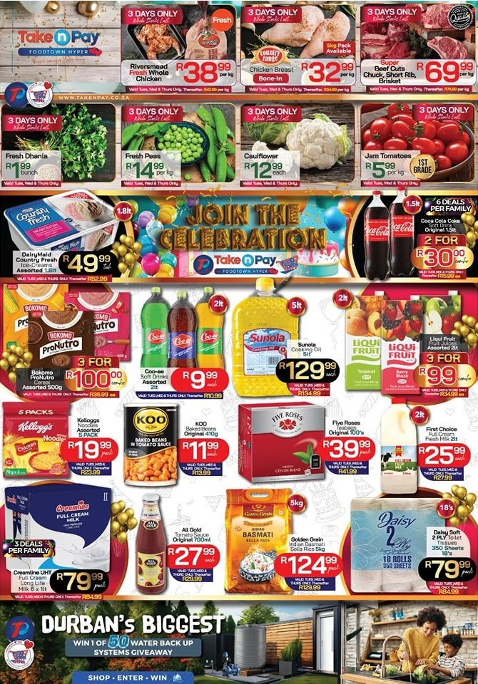 Take n Pay specials - 22/08/2023 - 27/08/2023. Page 1