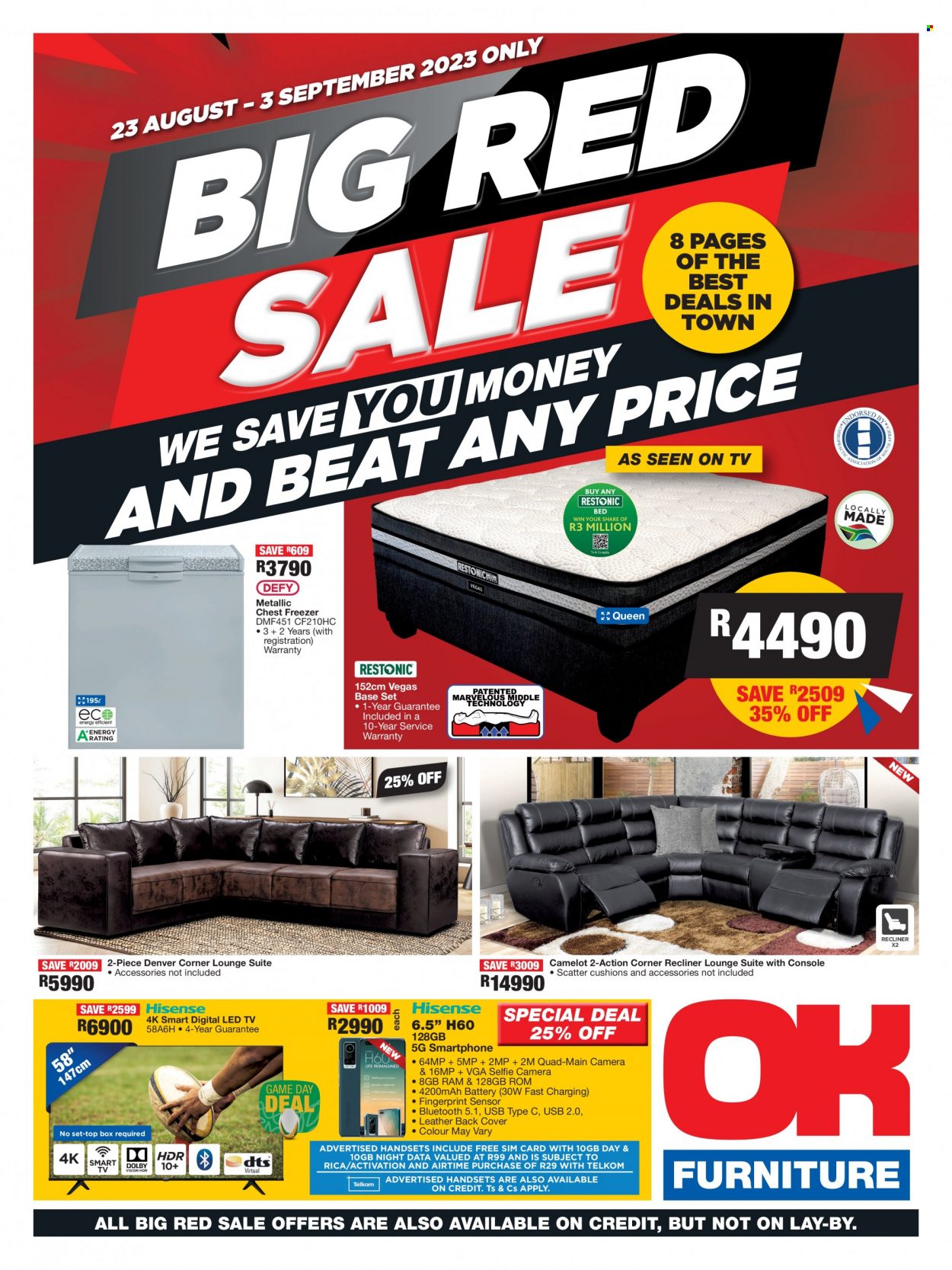 OK Furniture specials - 23/08/2023 - 03/09/2023. Page 1