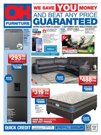 OK Furniture catalogue  - 23/08/2023 - 03/09/2023.