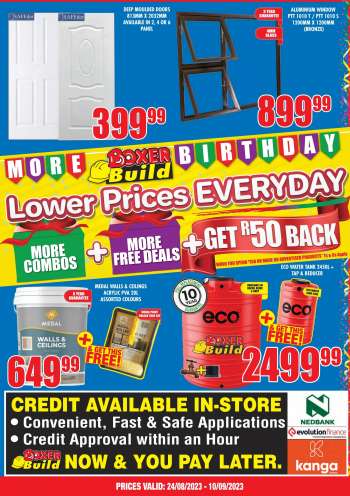 Boxer catalogue  - 24/08/2023 - 10/09/2023.