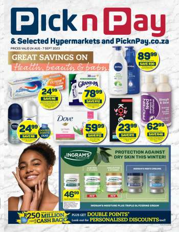 Pick n Pay Hypermarket catalogue  - 24/08/2023 - 07/09/2023.