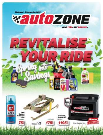 AutoZone catalogue  - 24/08/2023 - 06/09/2023.