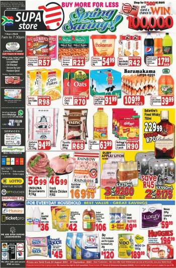 Supa Store catalogue  - 24/08/2023 - 07/09/2023.
