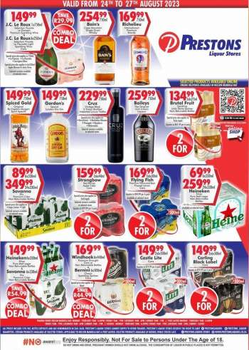 Prestons Liquor Stores catalogue  - 24/08/2023 - 27/08/2023.