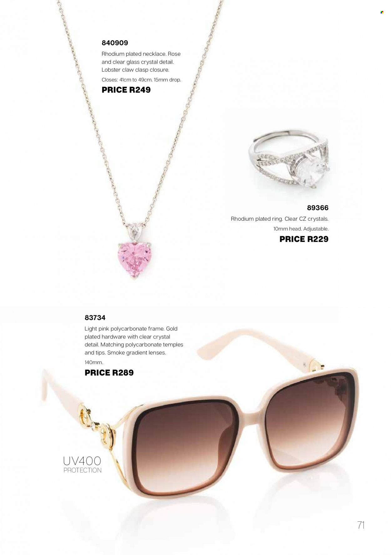 Honey specials. Page 73