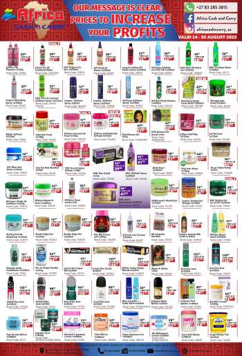 Africa Cash & Carry catalogue  - 24/08/2023 - 30/08/2023.