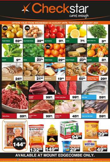 Checkstar catalogue  - 23/08/2023 - 24/08/2023.