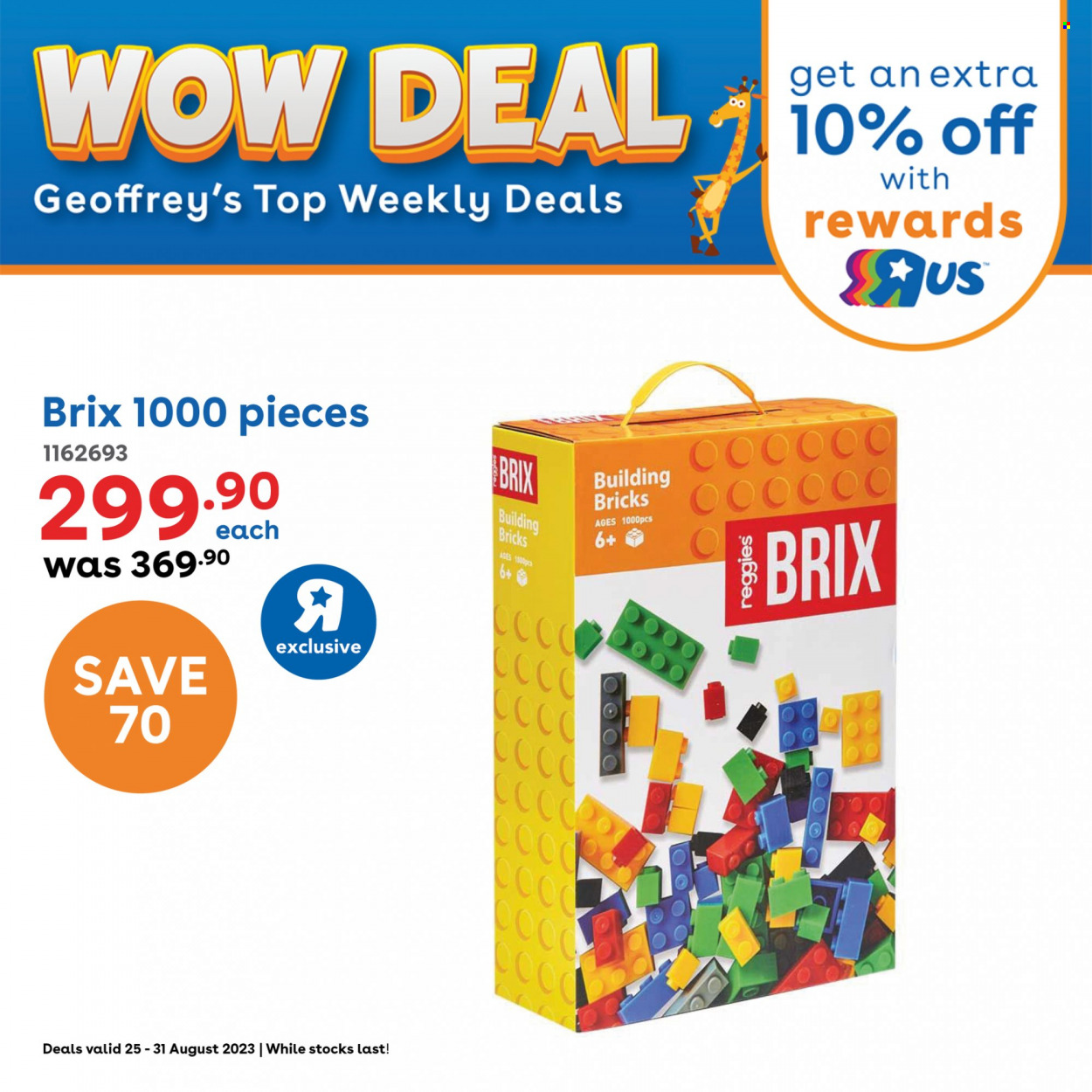 Toys R Us specials - 25/08/2023 - 31/08/2023. Page 3