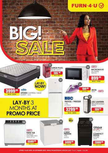 Furn 4 U catalogue  - 25/08/2023 - 30/09/2023.