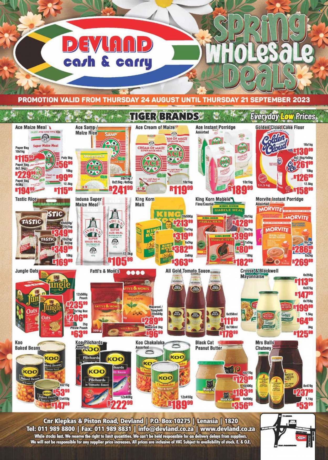 Devland specials - 24/08/2023 - 21/09/2023. Page 1