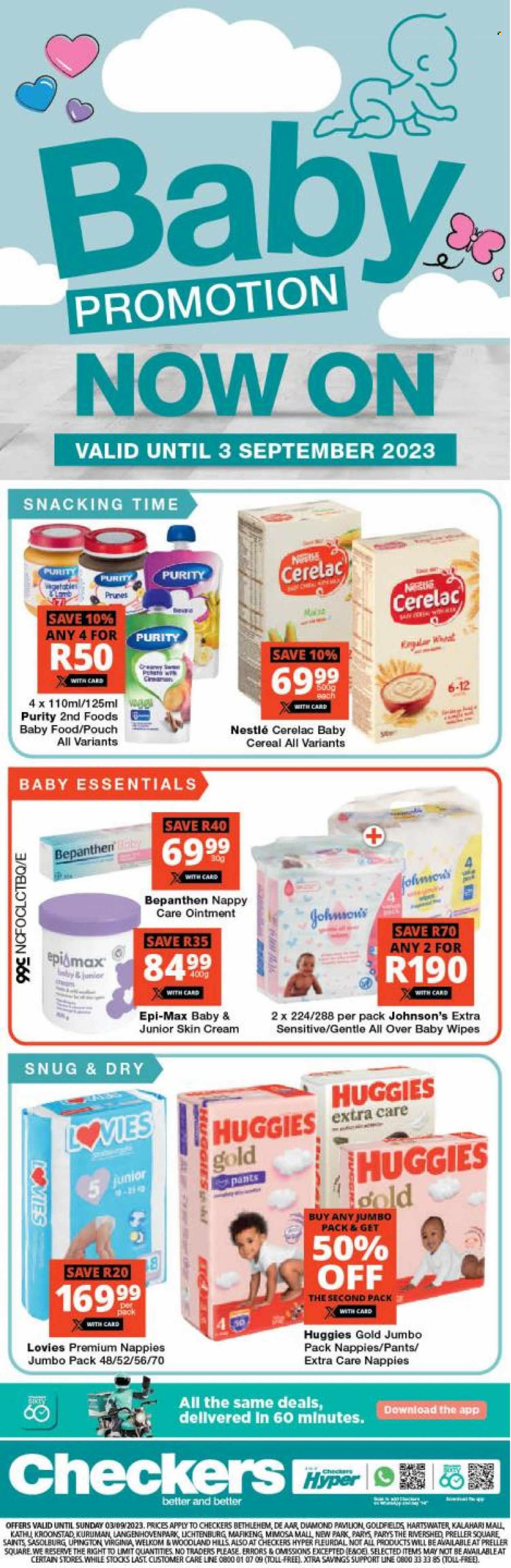 Checkers specials - 31/08/2023 - 03/09/2023. Page 1