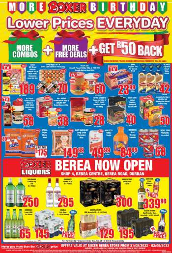 Boxer catalogue  - 31/08/2023 - 03/09/2023.