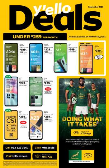 MTN catalogue  - 01/09/2023 - 30/09/2023.