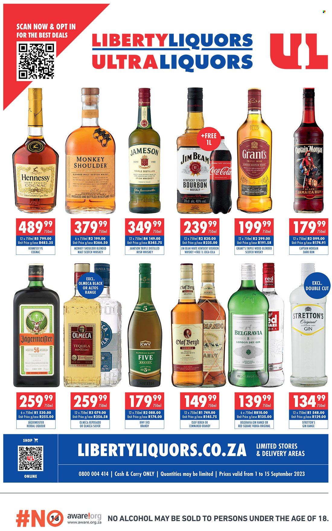 Liberty Liquors specials - 01/09/2023 - 15/09/2023. Page 1