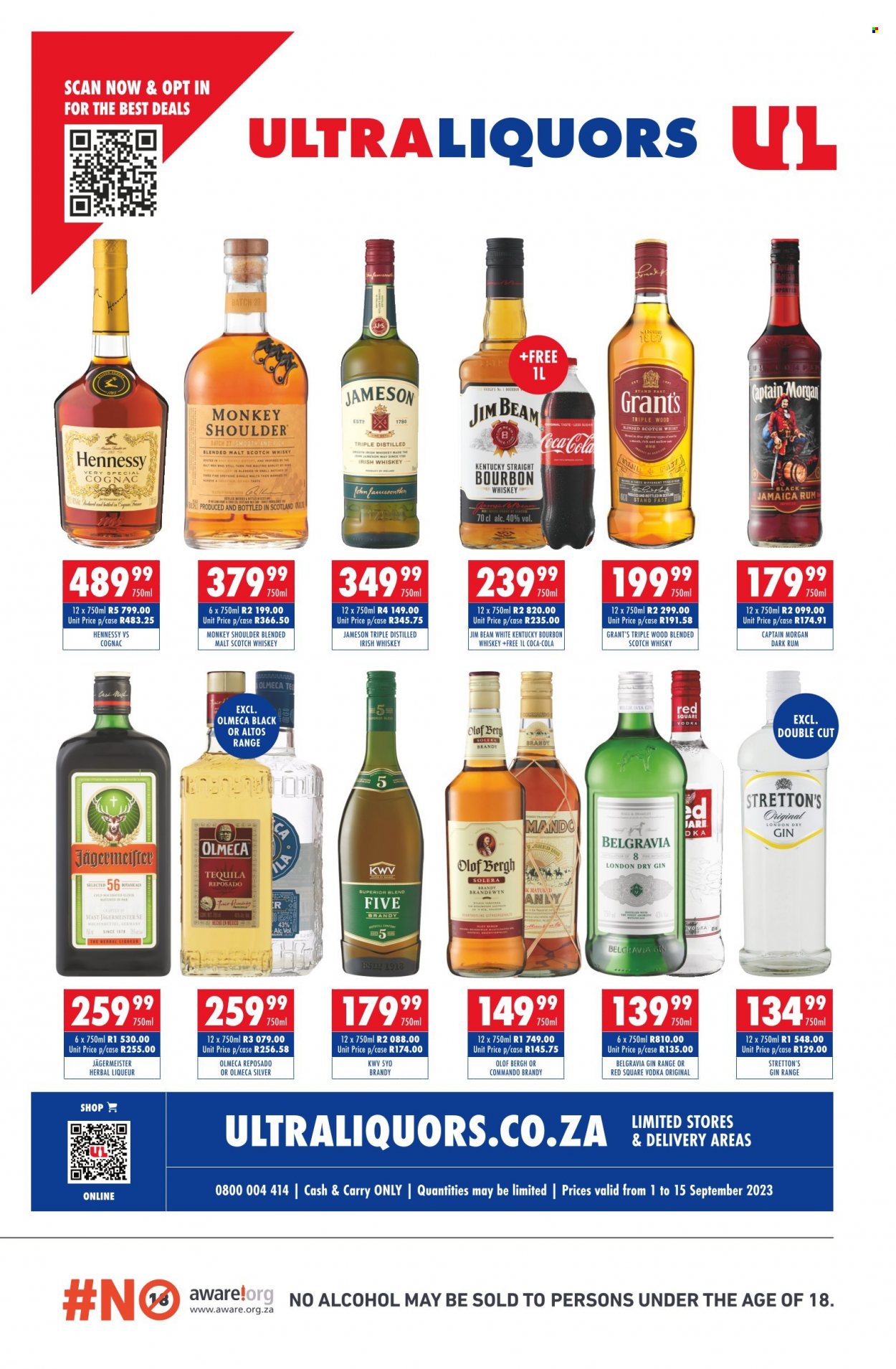 Ultra Liquors specials - 01/09/2023 - 15/09/2023. Page 1