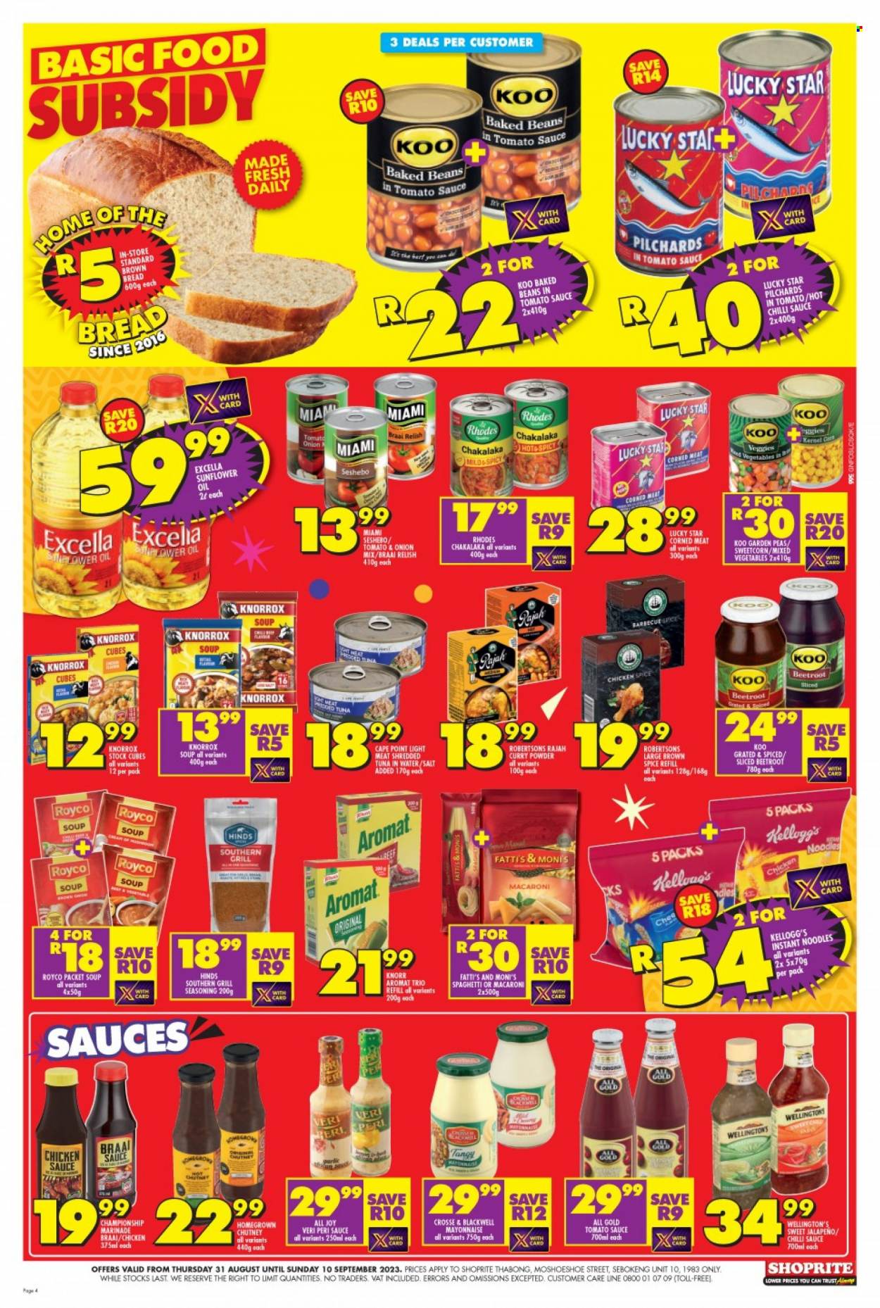 Shoprite specials - 31/08/2023 - 10/09/2023. Page 4