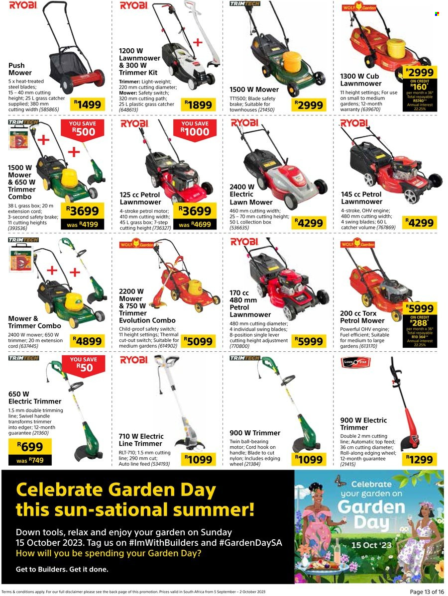 Builders specials - 05/09/2023 - 02/10/2023. Page 13