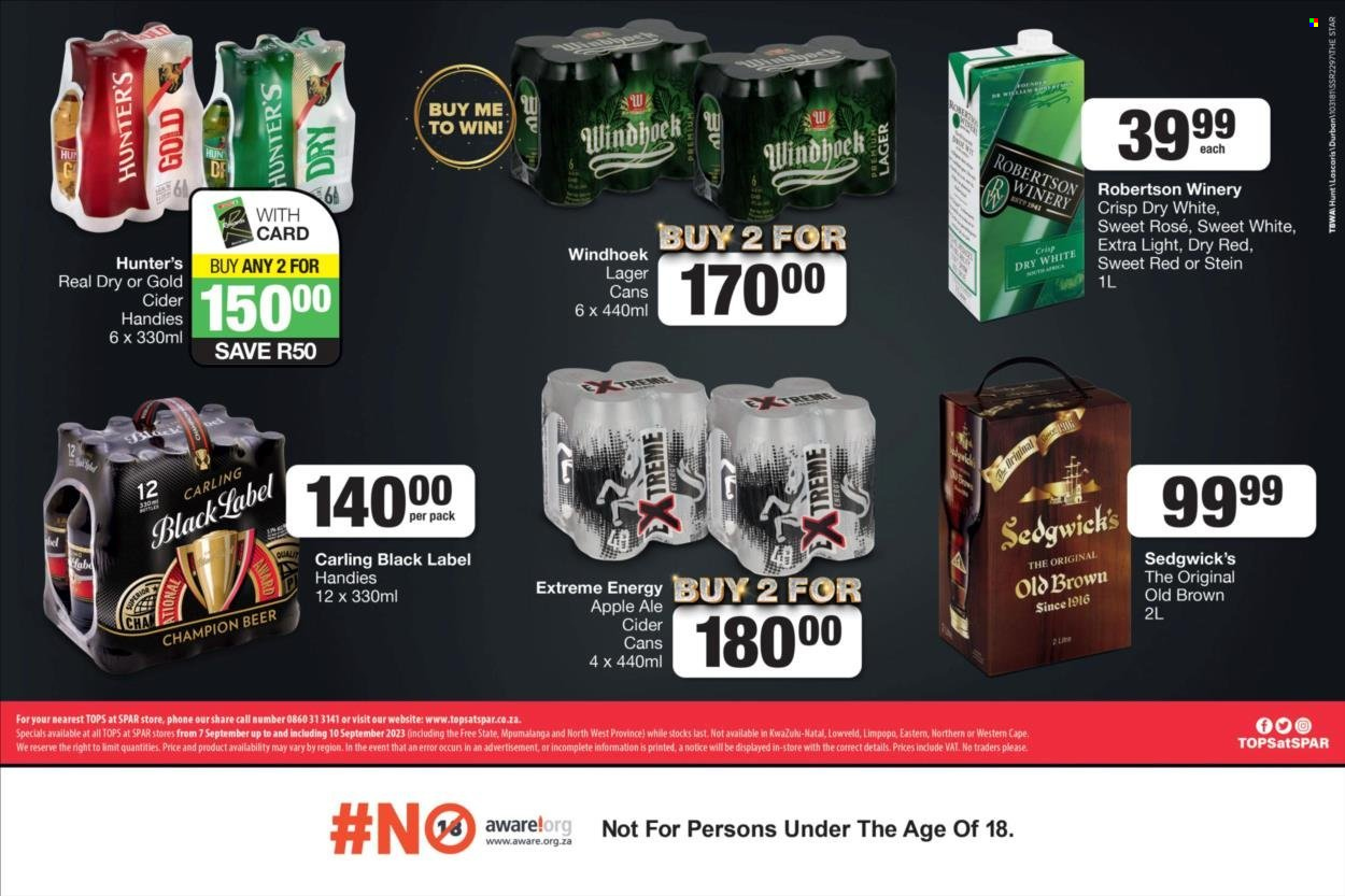 TOPS at SPAR specials - 07/09/2023 - 10/09/2023. Page 2