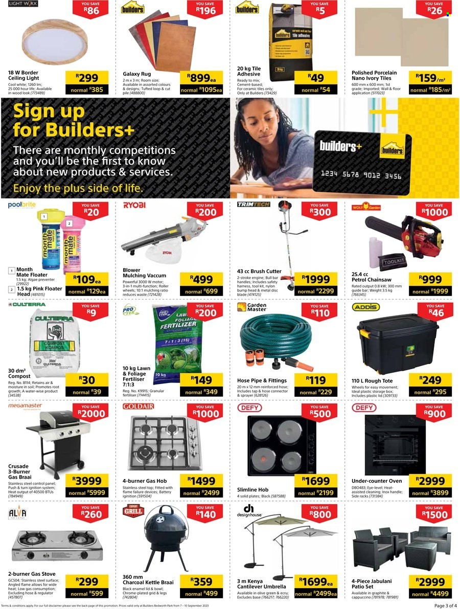 Builders specials - 07/09/2023 - 10/09/2023. Page 3