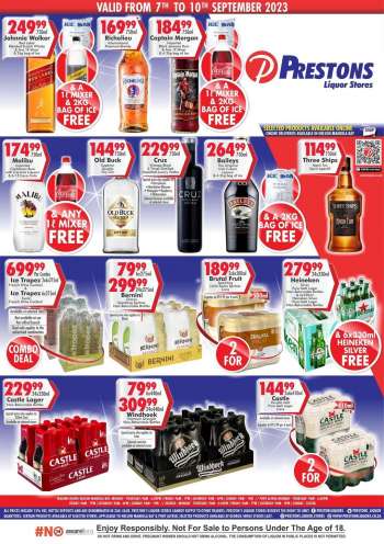 Prestons Liquor Stores catalogue  - 07/09/2023 - 10/09/2023.