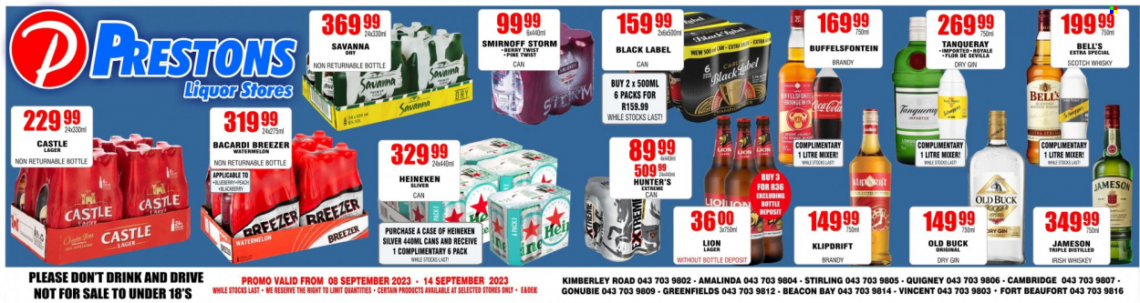 Prestons Liquor Stores specials - 08/09/2023 - 14/09/2023. Page 1