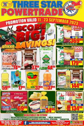 Three Star Cash and Carry catalogue  - 11/09/2023 - 23/09/2023.