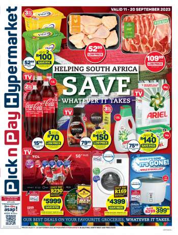 Pick n Pay Hypermarket catalogue  - 11/09/2023 - 20/09/2023.