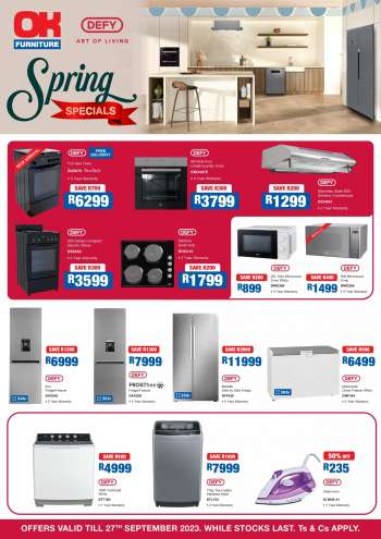 OK Furniture catalogue  - 07/09/2023 - 27/09/2023.