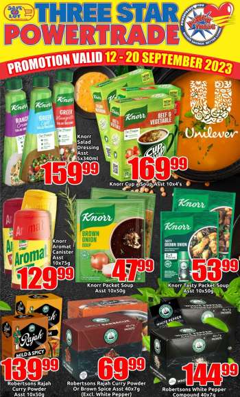 Three Star Cash and Carry catalogue  - 12/09/2023 - 20/09/2023.