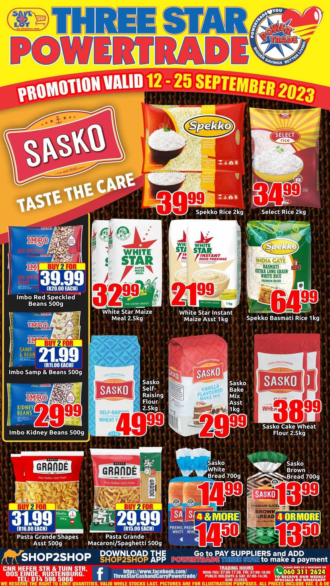Three Star Cash and Carry specials - 12/09/2023 - 25/09/2023. Page 1