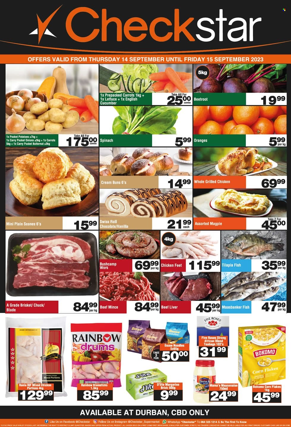 Checkstar specials - 14/09/2023 - 15/09/2023. Page 1