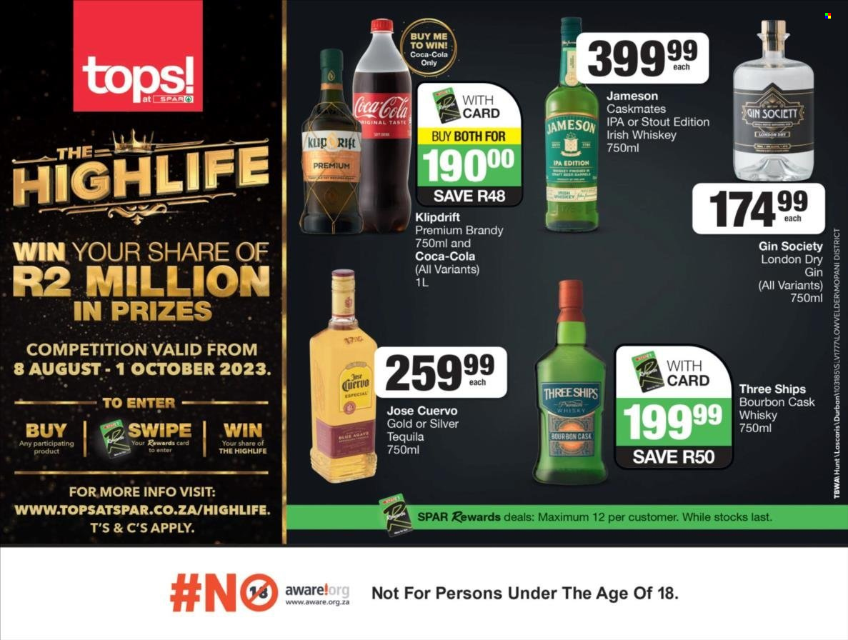 TOPS at SPAR specials - 14/09/2023 - 17/09/2023. Page 1
