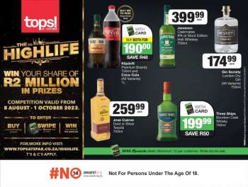 TOPS at SPAR catalogue  - 14/09/2023 - 17/09/2023.