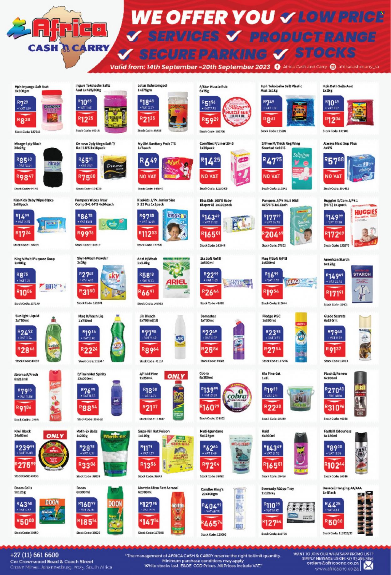 Africa Cash & Carry specials - 14/09/2023 - 20/09/2023. Page 5