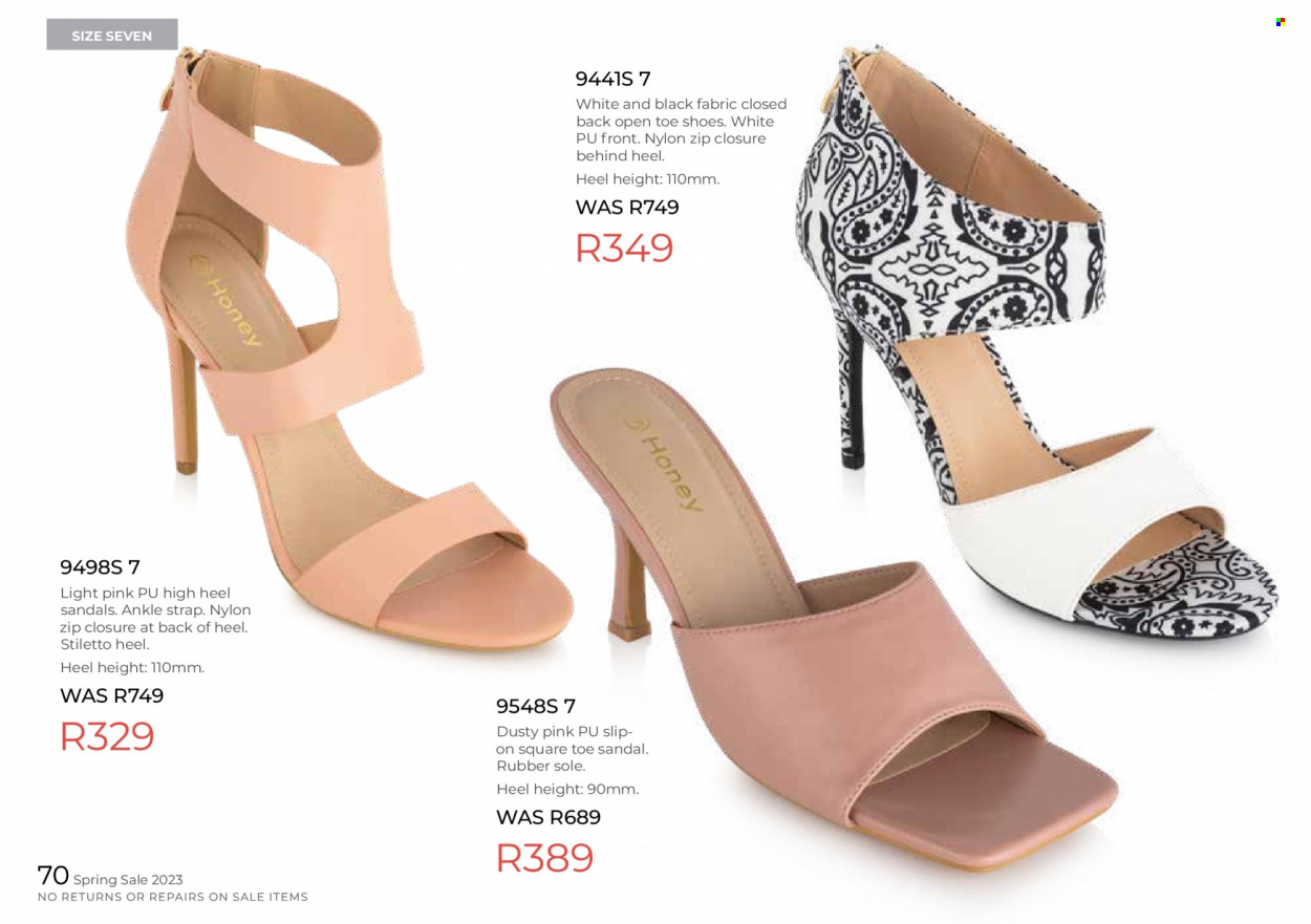 Honey specials. Page 72