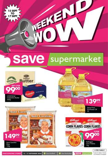 Save supermarket catalogue  - 15/09/2023 - 17/09/2023.