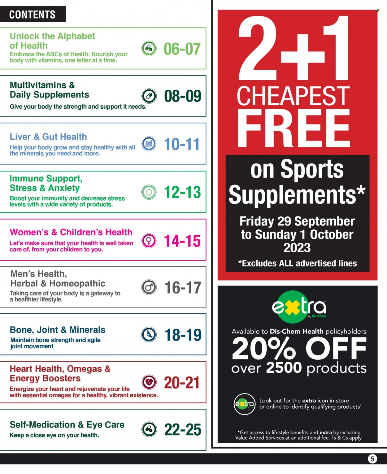 Dis-Chem specials - 14/09/2023 - 15/10/2023. Page 5