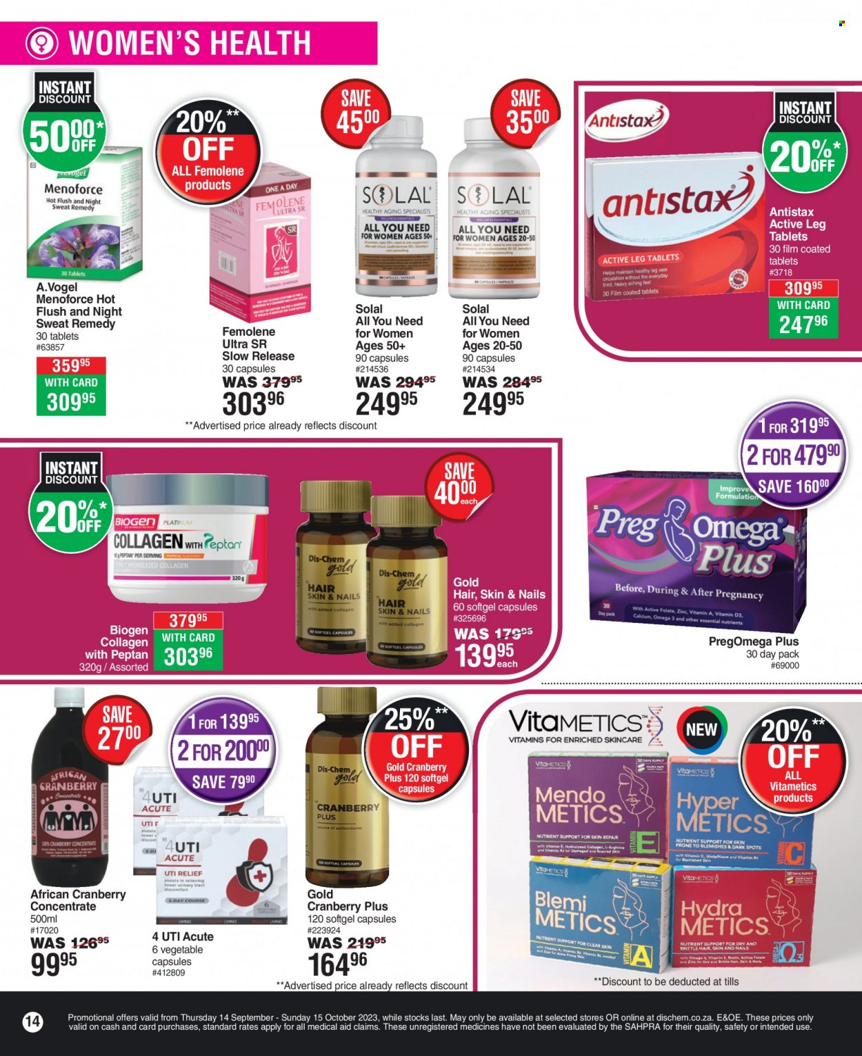 Dis-Chem specials - 14/09/2023 - 15/10/2023. Page 14