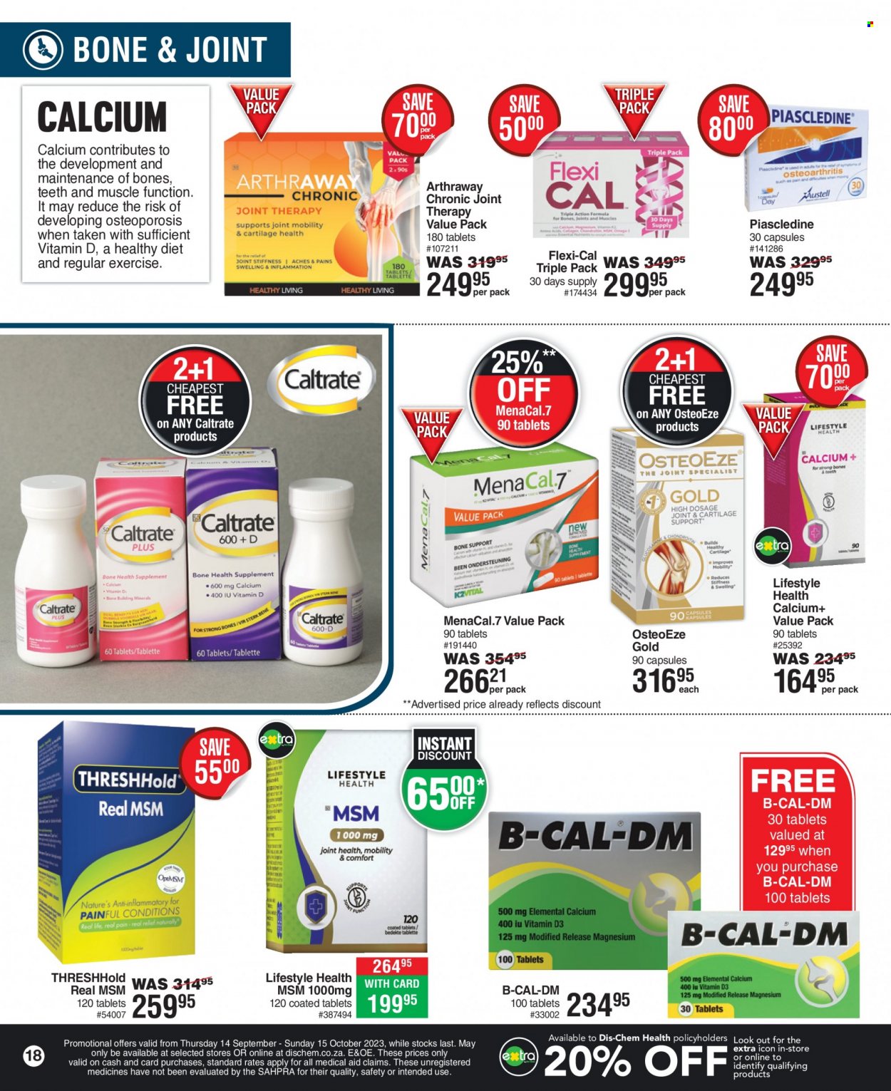 Dis-Chem specials - 14/09/2023 - 15/10/2023. Page 18