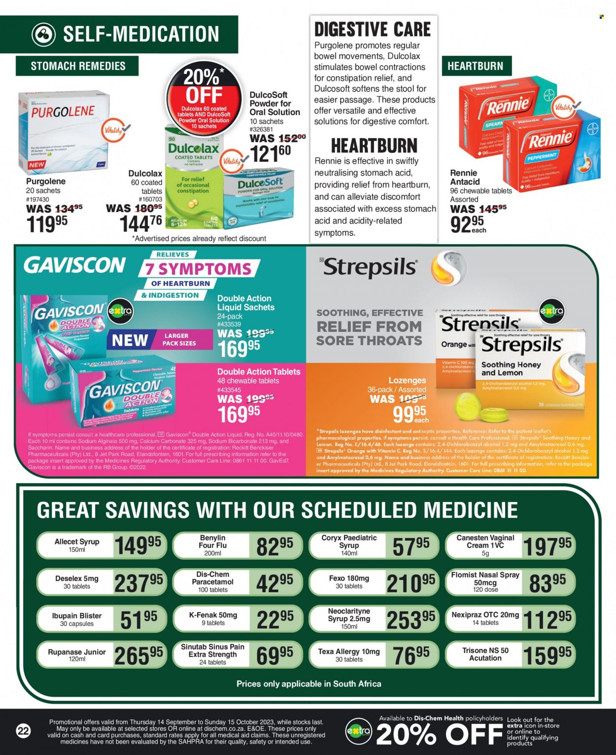 Dis-Chem specials - 14/09/2023 - 15/10/2023. Page 22