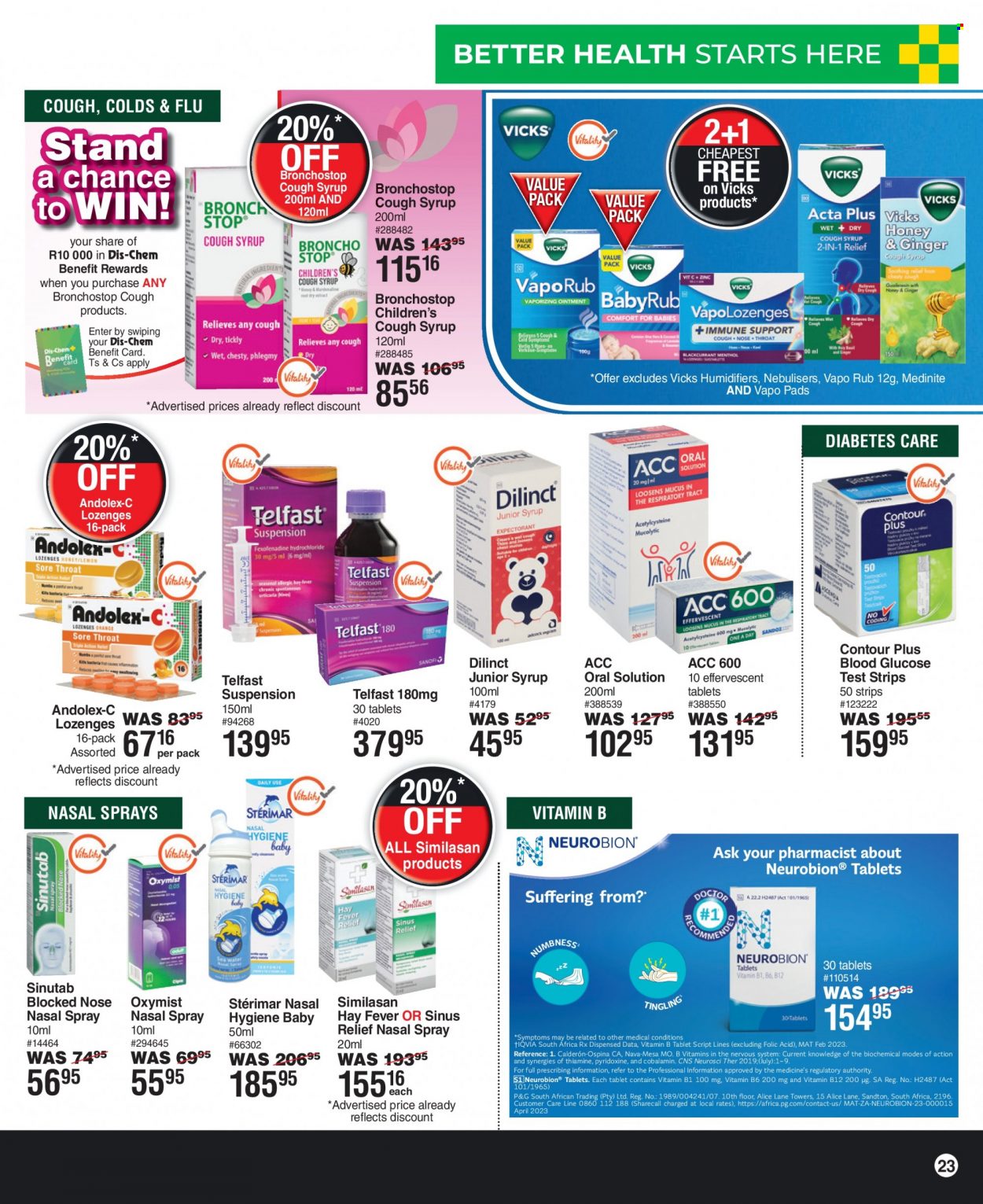 Dis-Chem specials - 14/09/2023 - 15/10/2023. Page 23