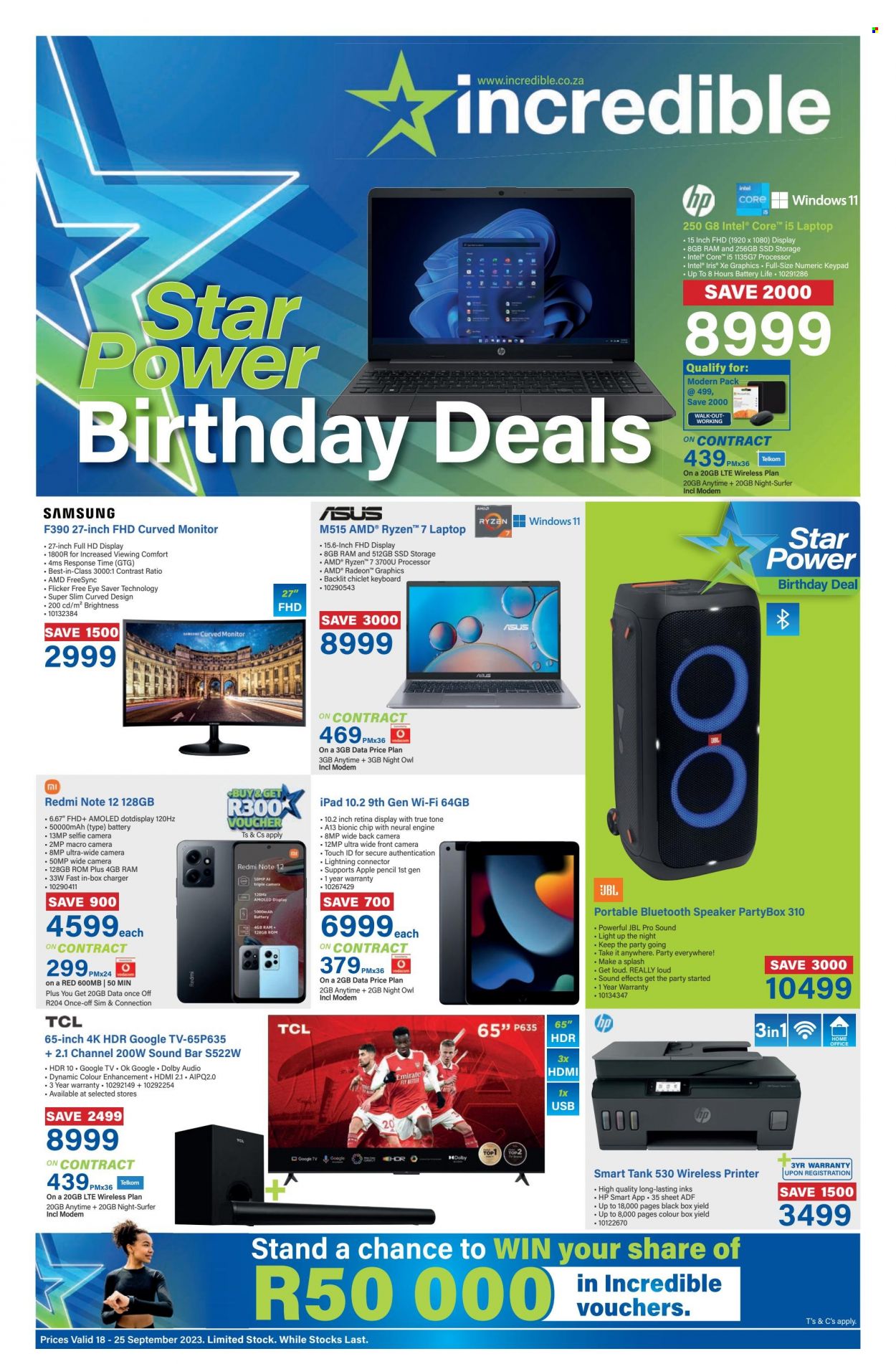 Incredible Connection specials - 18/09/2023 - 25/09/2023. Page 1