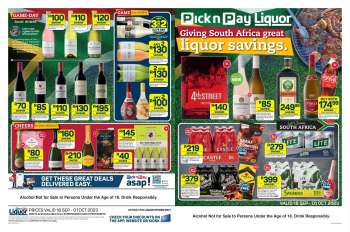 Pick n Pay Hypermarket catalogue  - 18/09/2023 - 01/10/2023.