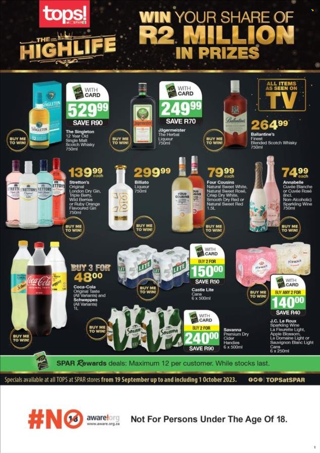 TOPS at SPAR specials - 19/09/2023 - 01/10/2023. Page 5