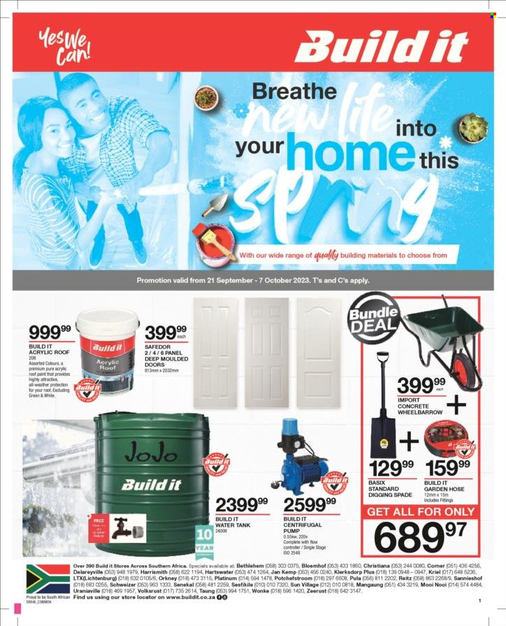Build It specials - 21/09/2023 - 07/10/2023. Page 1