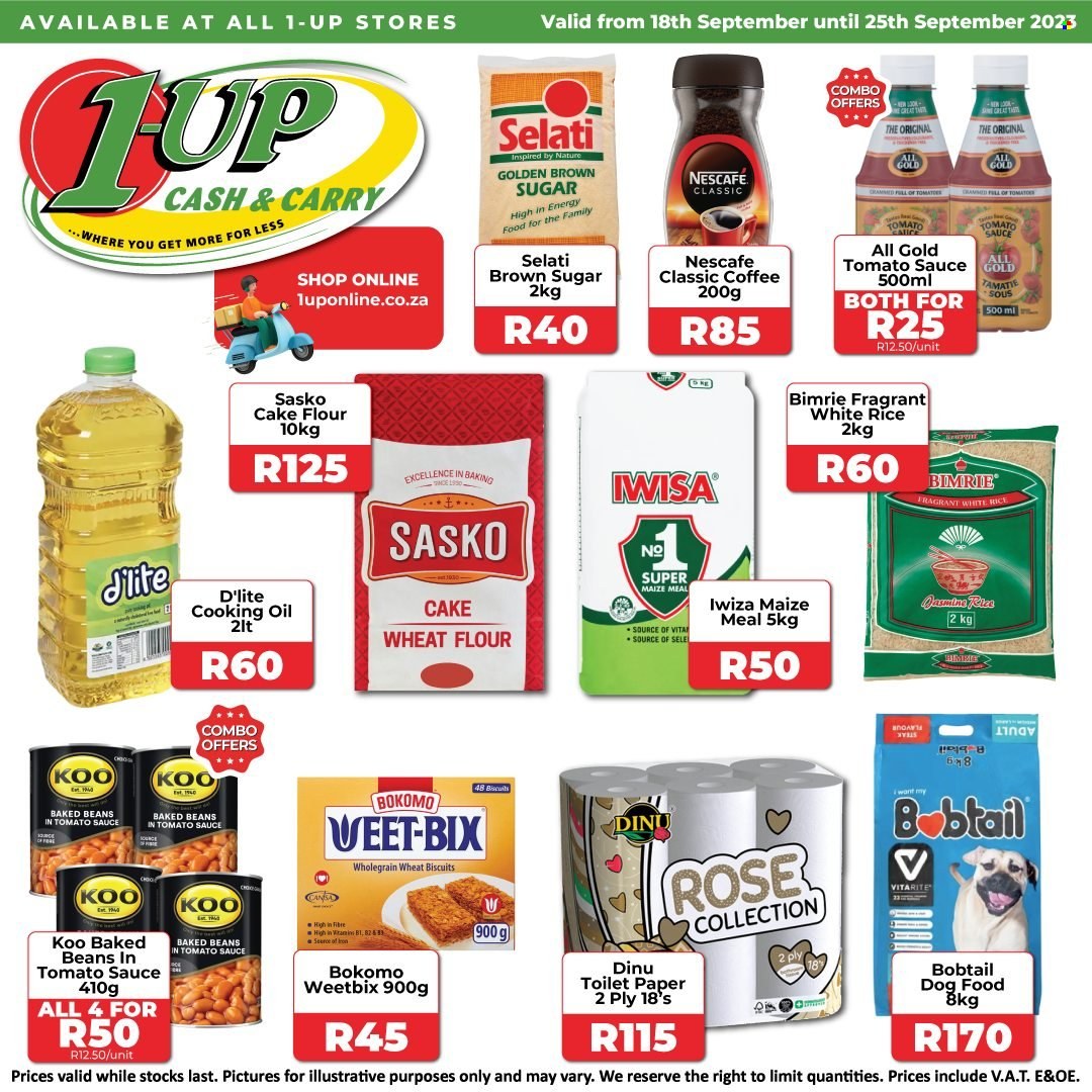 1UP Cash & Carry specials - 18/09/2023 - 25/09/2023. Page 1